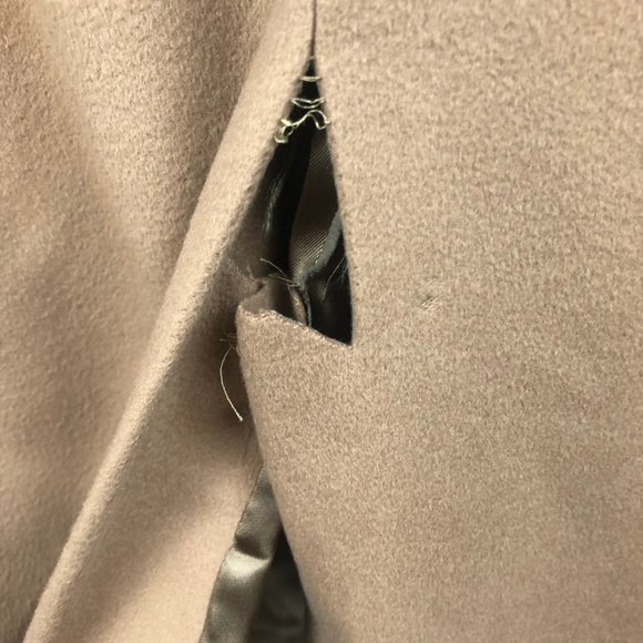 Vintage Loro Piana Italy 100% Cashmere Long Coat Tan - Picture 4 of 12